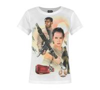 Star Wars Girls White Short Sleeved T-Shirt - 5-6 Years