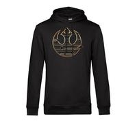 Star Wars Gold Rebel Logo Hoodie Jacket black M