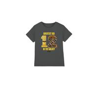 Star Wars Greatest Kid C3Po Chewbacca Kids T-Shirt Charcoal | Size: 5-6 Years Star Wars Charcoal 5-6 Years