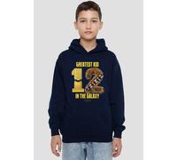 Star Wars Greatest Kid C3Po Chewbacca Youth Kids Pull-Over Hoodie, Navy Disney Navy 9-11 Years