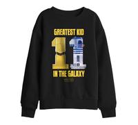 Star Wars Greatest Kid C3Po R2D2 Kids Sweatshirt, Black, 7-8