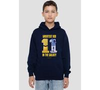 Star Wars Greatest Kid C3Po R2D2 Youth Kids Pull-Over Hoodie, Navy Disney Navy 12-13 Years
