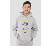 Star Wars Greatest Kid R2D2 Youth Kids Pull-Over Hoodie, Athletic Heather Disney Grey 7-8 Years