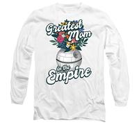 Star Wars Greatest Mom in the Empire Long Sleeve T-Shirt S-2XL, White