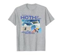 Star Wars Greetings from Hoth T-Shirt, Men, Heather Grey, Small