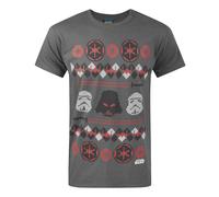 Star Wars Grey Darth Vader Short Sleeved T-Shirt Mens