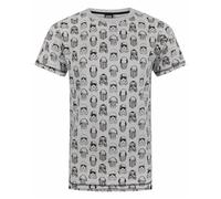 (Small) Star Wars Short Sleeved T-Shirt (Mens Grey)
