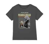 Star Wars Grogo Legend Continues Unisex Kids T Shirt, Charcoal, 7-8 Years