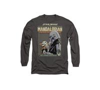 Star Wars Grogo Legend Continues Long Sleeve T-Shirt, Charcoal | Size: XL Star Wars Charcoal XL
