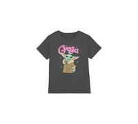 Star Wars Grogu Bubble Unisex Kids T Shirt, Charcoal, 3-4 Years