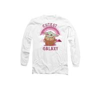 Star Wars Grogu Cutest In The Galaxy Long Sleeve T-Shirt, White | Size: Large Star Wars White L