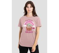 Star Wars Grogu Cutest In The Galaxy T Shirt, Pink Pink