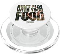 Star Wars Grogu Don't Play With Your Food Funny Letter Image PopSockets PopGrip for MagSafe