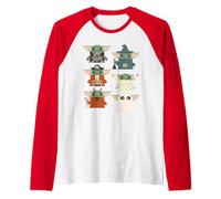 Star Wars Grogu Halloween Costumes Raglan Baseball Tee