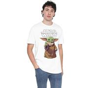 Star Wars Grogu Mandalorian Grogu Calm Unisex T Shirt, White, Medium