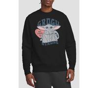 Star Wars Grogu My Love Is Strong Sweatshirt, Black | Size: 2XL Star Wars Black 2XL