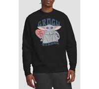 Star Wars Grogu My Love Is Strong Sweatshirt, Black | Size: Medium Star Wars Black M