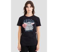 Grogu My Love Is Strong T-Shirt, Black Star Wars Black S