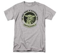 Star Wars Grogu Mysterious Ways Mens T-Shirt Grey Star Wars Grey M