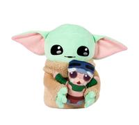 Star Wars Grogu Plush Figure & Small Anzellan Soft Doll with Sound Inspired by Bad Baby, No Squeezie from Star Wars: The Mandalorian Season 3, HXV50