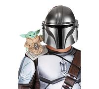 Star Wars Grogu Shoulder Sitter, Halloween Costume Accessory for Kids and Adults - Officially Licensed, Green, Standard