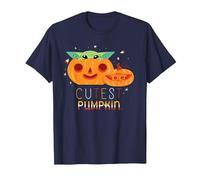 Star Wars Grogu The Cutest Pumpkin T-Shirt, Men, Navy Blue, Small