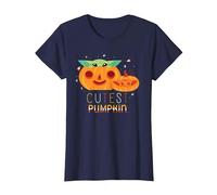 Star Wars Grogu The Cutest Pumpkin T-Shirt, Women, Navy Blue, 3X-Large