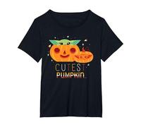 Star Wars Grogu The Cutest Pumpkin T-Shirt, Women's Plus, Black, 5X