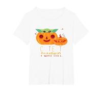 Star Wars Grogu The Cutest Pumpkin T-Shirt, Women's Plus, White, 3X