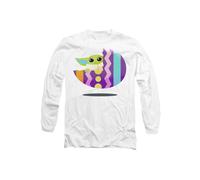 Star Wars Grogu's Easter Egg Ride Long Sleeve T-Shirt, White | Size: Medium Star Wars White M