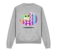 Star Wars Grogu's Easter Egg Ride Sweatshirt Light Grey | Size: XL Star Wars Light Grey XL