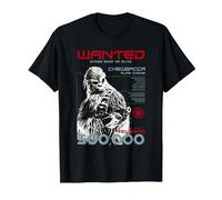 Star Wars Han Solo Chewie Wanted T-Shirt, Men, Black, 4X-Large