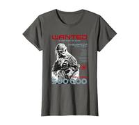 Star Wars Han Solo Chewie Wanted T-Shirt, Women, Asphalt Grey, Small