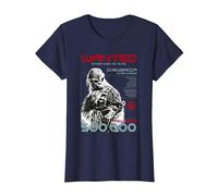 Star Wars Han Solo Chewie Wanted T-Shirt, Women, Navy Blue, Medium