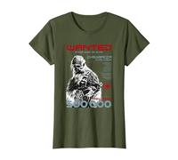 Star Wars Han Solo Chewie Wanted T-Shirt, Women, Olive Green, Medium