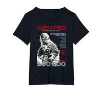 Star Wars Han Solo Chewie Wanted T-Shirt, Women's Plus, Black, 2X