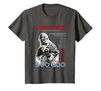 Star Wars Han Solo Chewie Wanted T-Shirt, Youth, Asphalt Grey, 3T