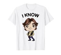 Star Wars Han Solo I Know Cute Cartoon Quote T-Shirt