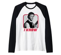 Star Wars Han Solo I Know Valentine's Day Raglan Baseball Tee