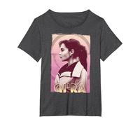 Star Wars Han Solo Movie Qi'ra Profile Graphic Tee T-Shirt, Women's Plus, Dark Heather Grey, 2X
