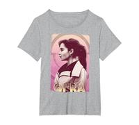Star Wars Han Solo Movie Qi'ra Profile Graphic Tee T-Shirt, Women's Plus, Heather Grey, 4X