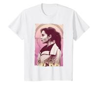 Star Wars Han Solo Movie Qi'ra Profile Graphic Tee T-Shirt, Youth, White, Medium
