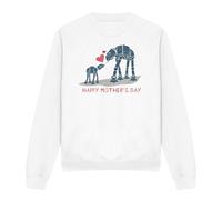 Star Wars Happy Mothers Day Sweatshirt White | Size: Medium Star Wars White M