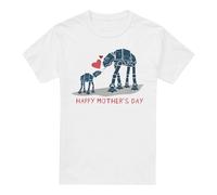 Star Wars Happy Mothers Day T-Shirt White Star Wars White XL