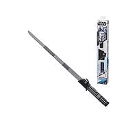 Star Wars Hasbro Lightsaber Forge Darksaber Electronic Extendable Black Lightsaber Toy, Customisable Roleplay Toy