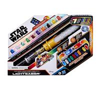 Star Wars Hasbro Power Crystal Lightsaber - Electronic Roleplay Toy with 10 Kybe