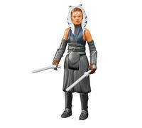 Star Wars Hasbro Retro Collection Ahsoka Tano Toy 9.5 cm-Scale The Mandalorian Collectible Action Figure, Toys for Kids Ages 4 and Up, Multicolor, F4459