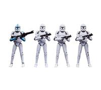 Star Wars 3.75 Inch Action Figure 4-Pack | Phase I Clone Troopers