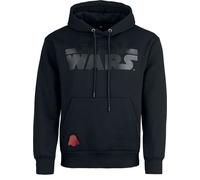 Star Wars Heat Logo - Black on Black Hoodie black S