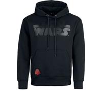 Star Wars Heat Logo - Black on Black Hoodie black XL